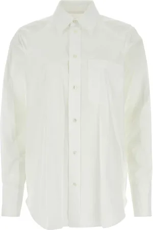 J.W.Anderson Bluser & Skjorter, Dame, Hvid, XS, Bomuld, Hvid Poplin Skjorte