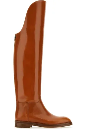 Durazzi Milano Sko, Dame, Brun, 36 EU, Læder, Karamel læder Equestrian støvler