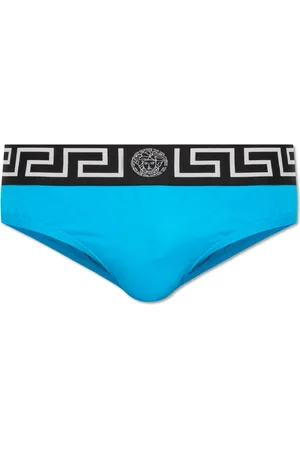 VERSACE Badetøj, Herre, Blå, 2XL, Svømmebukser