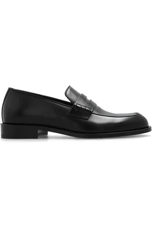 Giorgio Armani Sko, Herre, Sort, 45 EU, Læder, Læder loafers