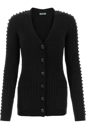 Durazzi Milano Strik, Dame, Sort, S, Uld, Sort uld cardigan