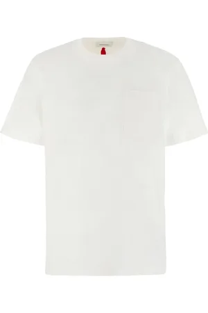 Salvatore Ferragamo Top, Herre, Hvid, S, Bomuld, Klassisk T-shirt