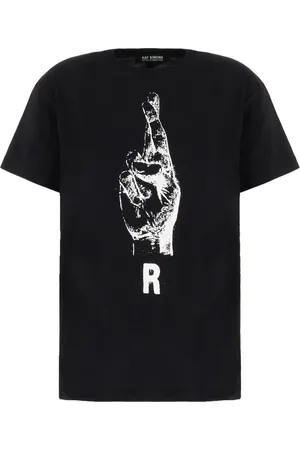 RAF SIMONS Top, Dame, Sort, S, Uld, Klassisk T-Shirt