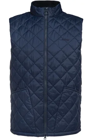 Barbour Jakke, Herre, Blå, M, Quiltet Ærmeløs Vest