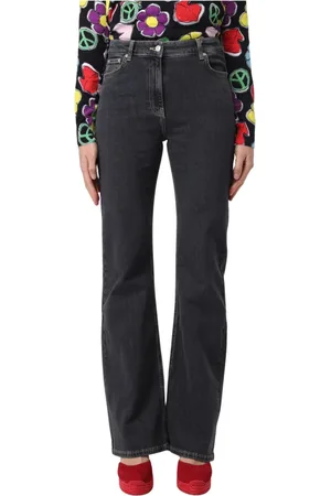 Moschino Jeans, Dame, Sort, W26, Denim, Strækbare Denim Jeans