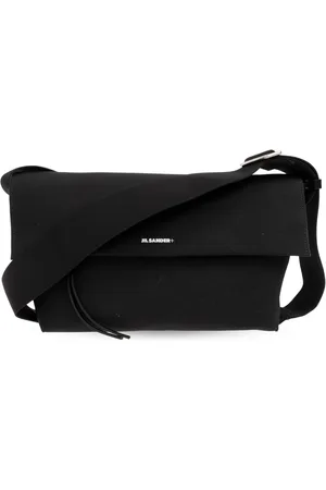 Jil Sander Taske, Herre, Sort, ONE SIZE, Uld, Skuldertaske med logo