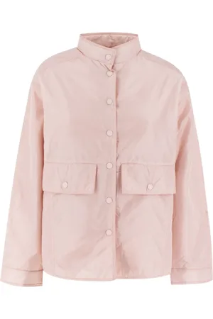 Aspesi Jakke, Dame, Lyserød, L, Nylon, Nylon Blouson Jakke med Store Lommer