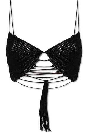 The Mannei Top, Dame, Sort, S, Bomuld, ‘Lapan’ top