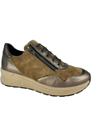 Solidus Sko, Dame, Brun, 37 EU, Uld, Sneakers Sko