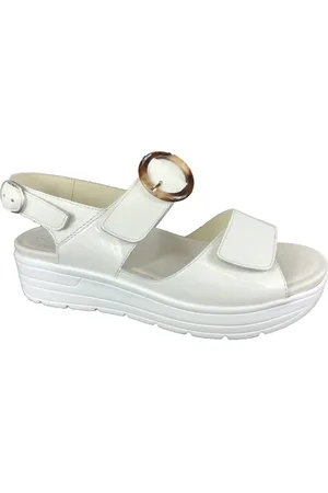 Solidus Sko, Dame, Hvid, 38 1/2 EU, Uld, Sandal Sko