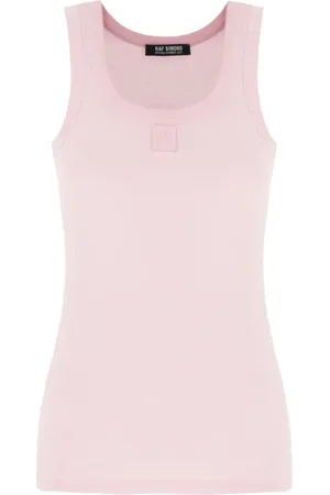 RAF SIMONS Top, Dame, Lyserød, M, Uld, Stilfuld Top
