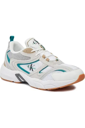 Calvin Klein Sko, Herre, Flerfarvet, 42 EU, Læder, Retro Su-Mesh Sneakers