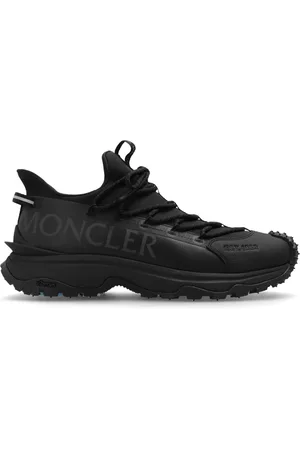 Moncler Sko, Herre, Sort, 43 EU, Nylon, Trailgrip Lite 2 Sneakers