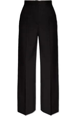 Paul Smith Bukser, Dame, Sort, L, Uld, Plisserede bukser