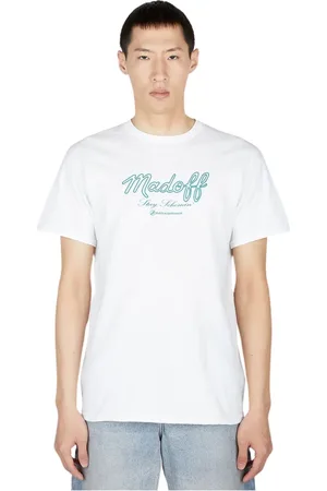 DTF.NYC Top, Herre, Hvid, XL, Bomuld, Madoff Kortærmet T-shirt