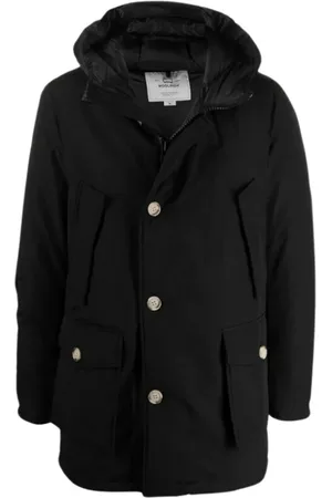 Woolrich Jakke, Herre, Sort, 2XL, Bomuld, Ramar Arctic Parka med beskyttende hætte