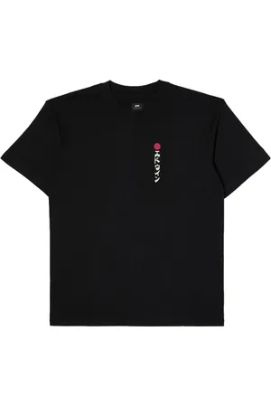Edwin Top, Herre, Sort, M, Bomuld, Kamifuji T-Shirt Sort