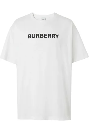 Burberry Top, Herre, Hvid, XL, Bomuld, T-shirt
