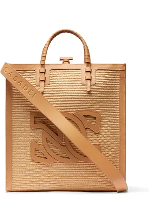 Casadei Taske, Dame, , ONE SIZE, Uld, Rafia Mini Tote Taske