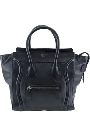 Céline Pre-owned, Dame, Sort, ONE SIZE, Læder, Pre-owned Laeder celine-tasker