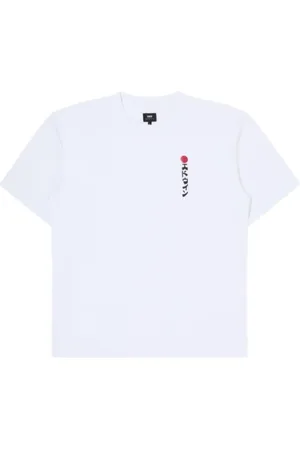 Edwin Top, Herre, Hvid, M, Bomuld, Kamifuji T-Shirt Hvid