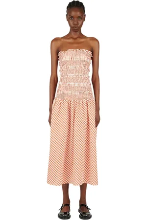 Kenzo Kjole, Dame, , M, Bomuld, Gingham Smock Kjole