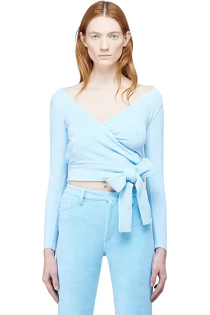 Maisie Wilen Top, Dame, Blå, S, Bomuld, Dramady Strikket Top