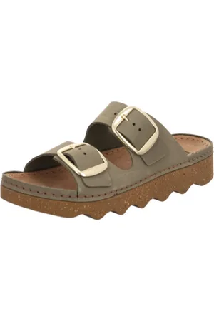 Rohde Sko, Dame, Grøn, 40 EU, Læder, Grøn Nubuck Læder Sandal til Kvinder