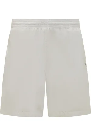 OFF-WHITE Badetøj, Herre, Hvid, L, Polyester, Scribble Badeshorts