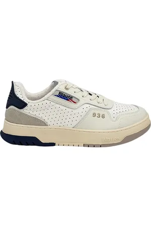 Blauer Sko, Herre, Hvid, 45 EU, Uld, Harper Sneaker - Hvid/Blå