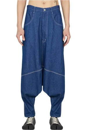 Sulvam Jeans, Herre, Blå, XL, Denim, Denim Sarrouel Jeans
