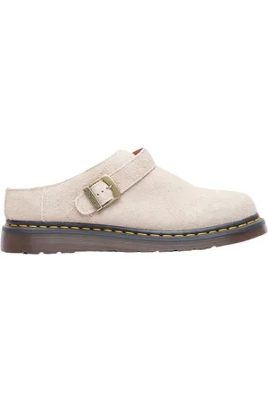 Dr. Martens Sko, Herre, , 43 EU, Suede, Suede Mules med Graveret Spænde