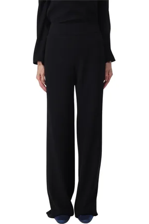 Giorgio Armani Bukser, Dame, Sort, S, Polyester, Moderne Bukser
