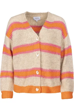 Liberté Strik, Dame, , L, Polyester, Stribet Cardigan til Kvinder