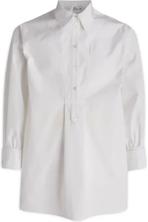 DEL CORE Bluser & Skjorter, Dame, Hvid, XS, Uld, Moderne Skjorter