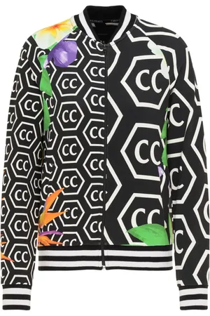 Carlo Colucci Jakke, Dame, Sort, XL, Feminin Trendsetter Blouson