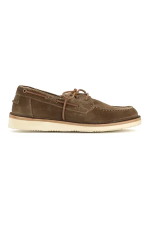 Astorflex Sko, Herre, Grøn, 44 EU, Suede, Militær Suede Båd Mokkasin