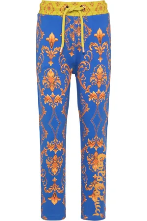 Carlo Colucci Bukser, Dame, Flerfarvet, XS, Kvinders Barokmønstret Sweatpants