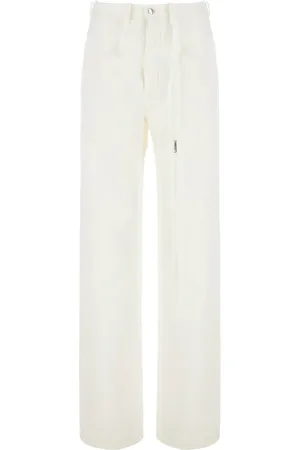 ANN DEMEULEMEESTER Jeans, Dame, Hvid, XS, Tyl, Moderne Jeans til Mænd og Kvinder