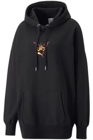 PUMA Sweathshirts & Hoodies, Dame, Sort, S, Tyl, DUA Lipa Samarbejde