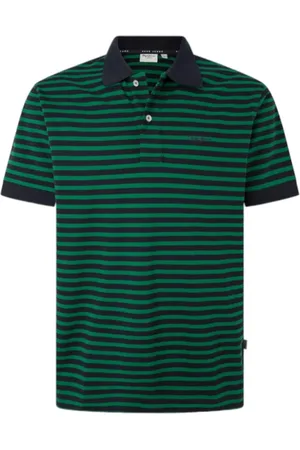 Pepe Jeans Top, Herre, Grøn, M, Uld, Stilfuld og sporty polo shirt