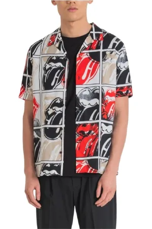 Antony Morato Skjorte, Herre, Flerfarvet, XS, Honolulu Regular Straight Skjorte