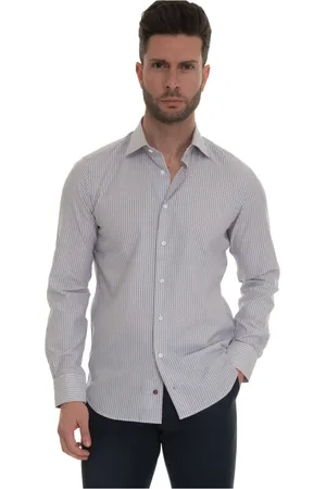 Carrel Skjorte, Herre, Flerfarvet, 2XL, Bomuld, Geometrisk Fantasi Skjorte