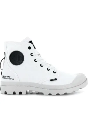 Palladium Sko, Dame, Hvid, 38 EU, Bomuld, Pampa Hi HTG Supply Støvle