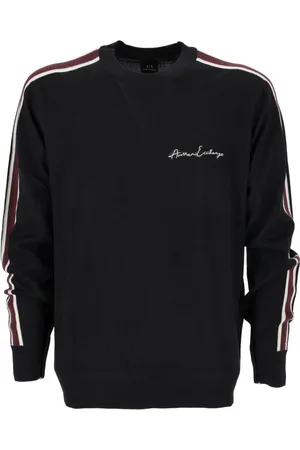 Armani Exchange Strik, Herre, Blå, XS, Uld, Moderne Sweaters til Mænd og Kvinder