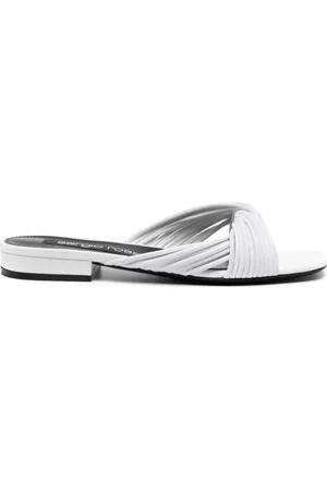 Sergio Rossi Sko, Dame, Hvid, 36 EU, Uld, Stilfuld Model 081321-5