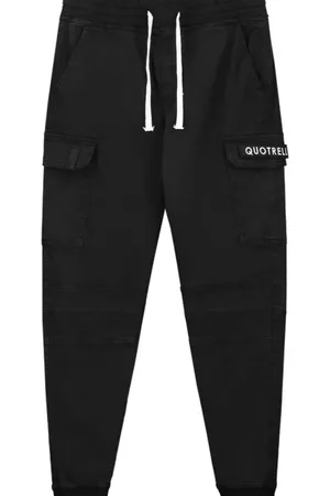 Quotrell Bukser, Herre, Sort, M, Bomuld, Allsidig Stil: Casablanca Cargo Bukser Sort