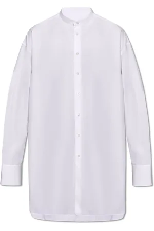 Jil Sander Skjorte, Herre, Hvid, L, Bomuld, Oversize Skjorte