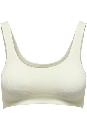 ONLY Top, Dame, Hvid, XS/S, Stretch BH - Hvid