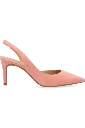 Michael Kors Sko, Dame, Lyserød, 41 EU, Flex Pump Slingback i lyserød ruskind